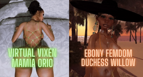 The Ebony Femdom interviews Mamia Orio and talks to the Virtual Vixen about online sex work and gamer girl things. 